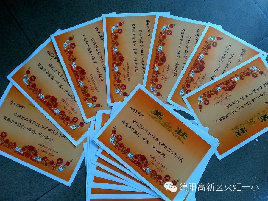 我校在高新区艺术教育成果展中喜获佳绩