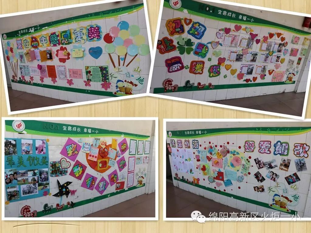 【火一动态】2015年春第二期班级室外墙展评活动
