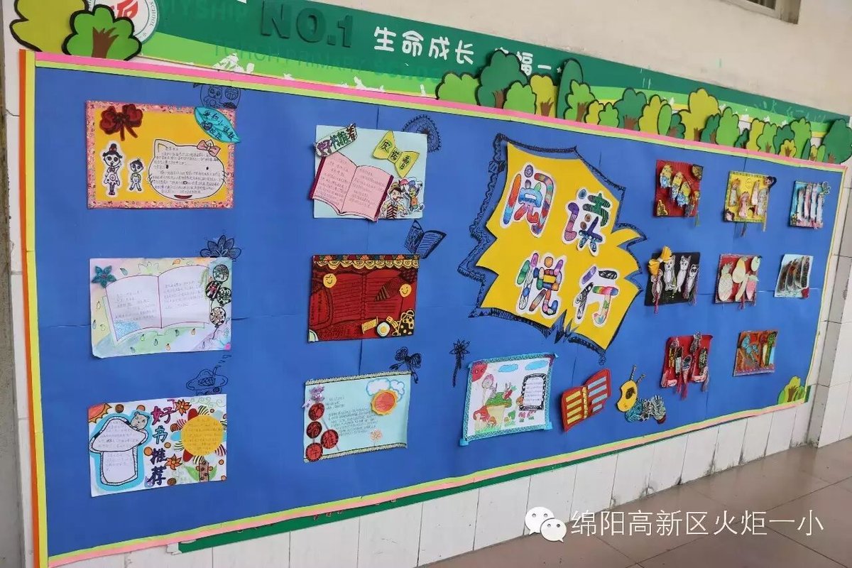 【读书节速递5】书香满园--读书节室外墙主题展评活动