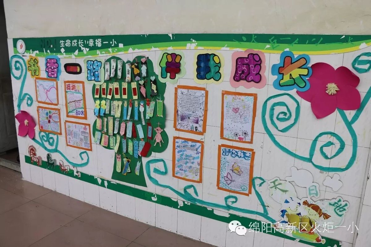 【读书节速递5】书香满园--读书节室外墙主题展评活动
