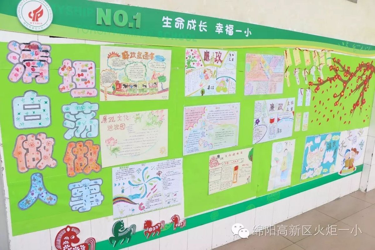 廉洁文化主题室外墙展评