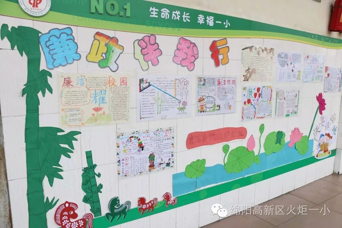 廉洁文化主题室外墙展评