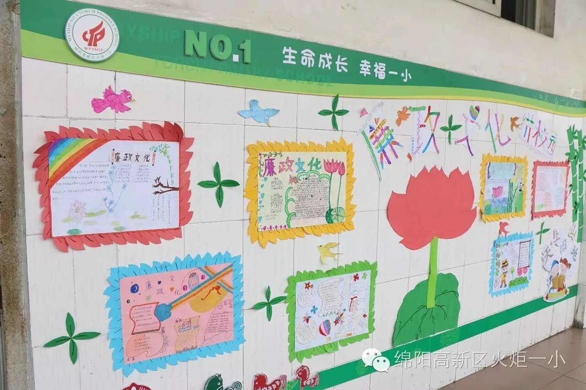 廉洁文化主题室外墙展评