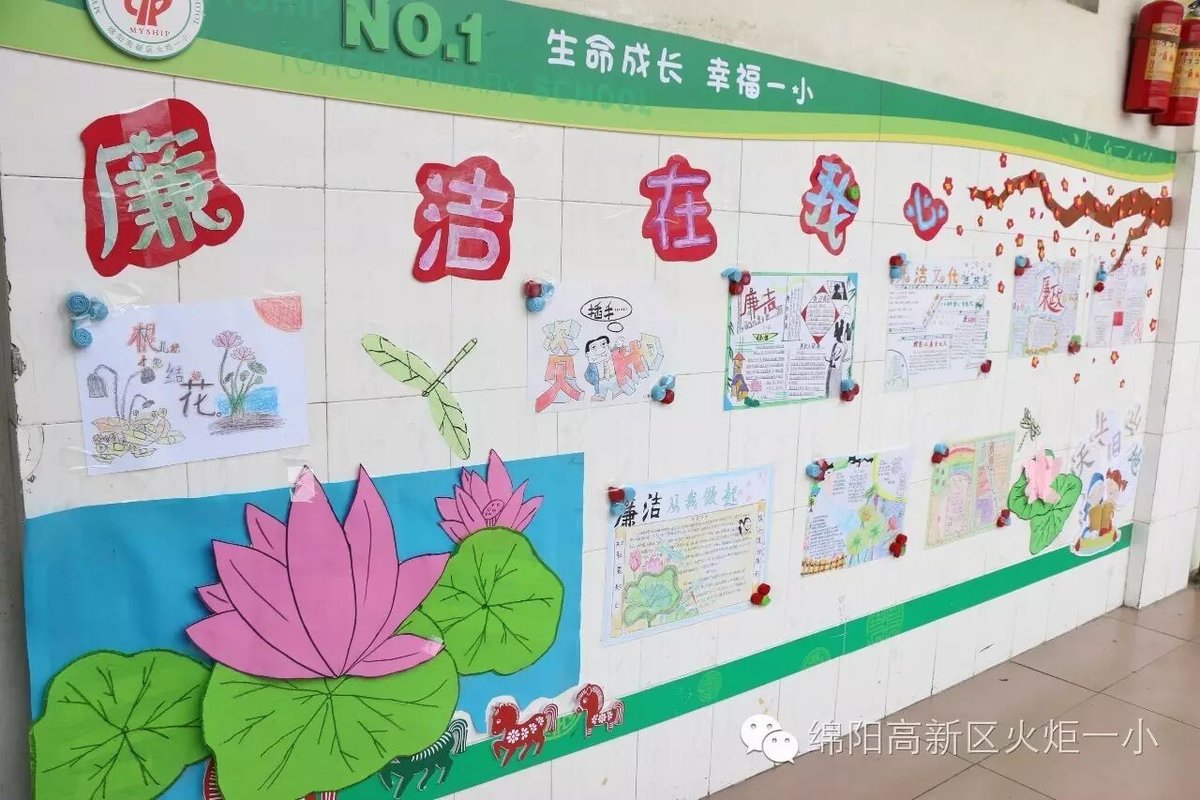 廉洁文化主题室外墙展评