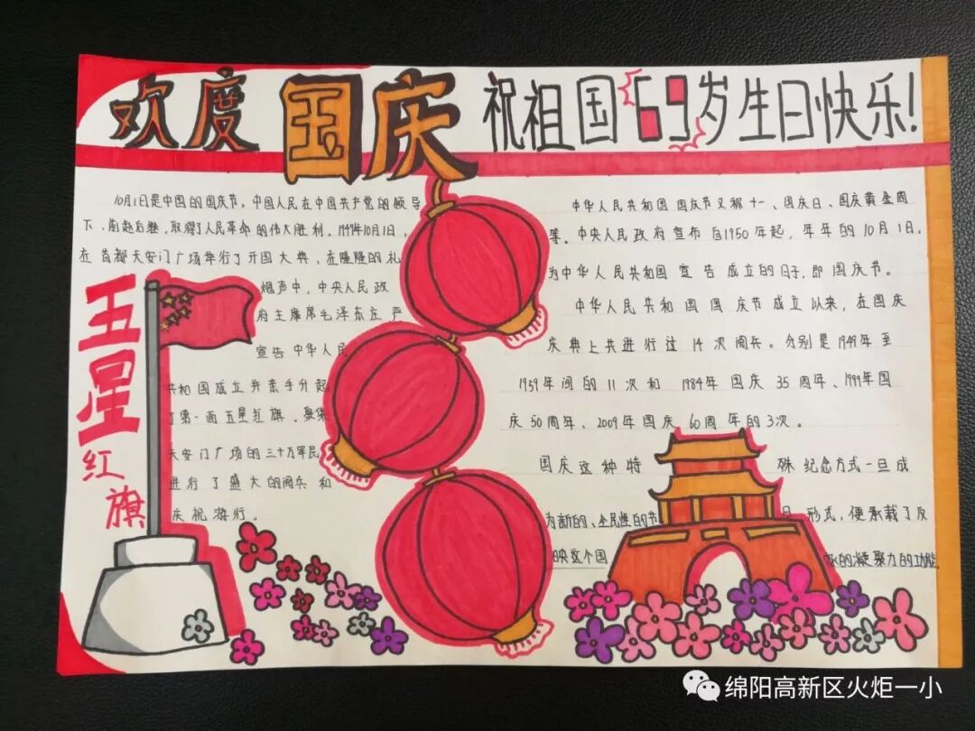 【火一动态】祖国妈妈,我爱您!——火炬一小学生国庆实践活动