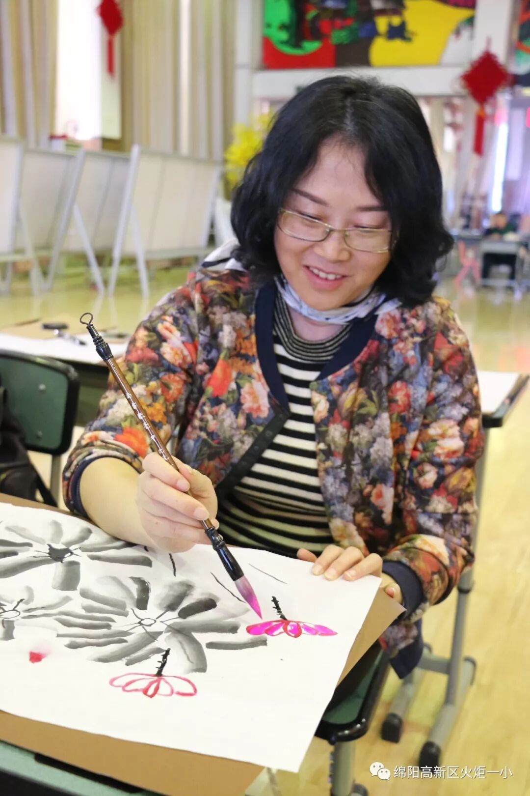 【火一动态】“水墨飘香”中国画 ——教师成长课程之国画基础培训