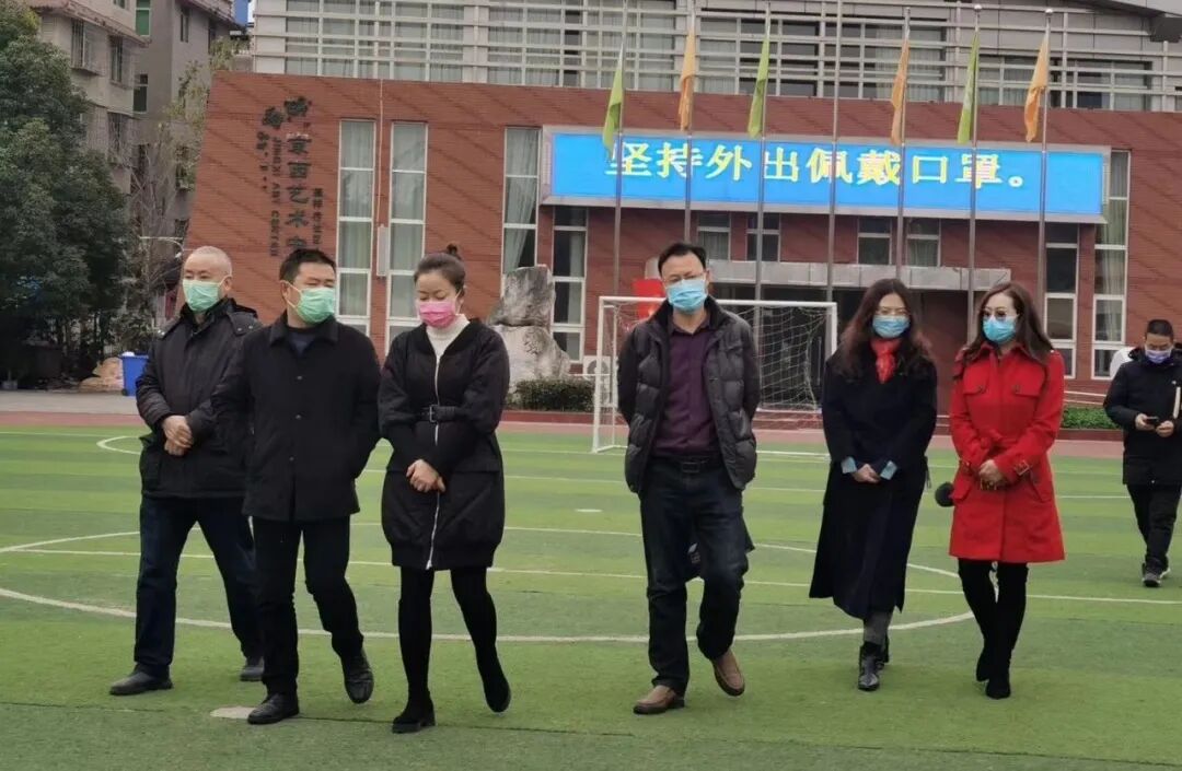 【火一动态】市区督查组督查视导我校疫情防控和开学准备工作