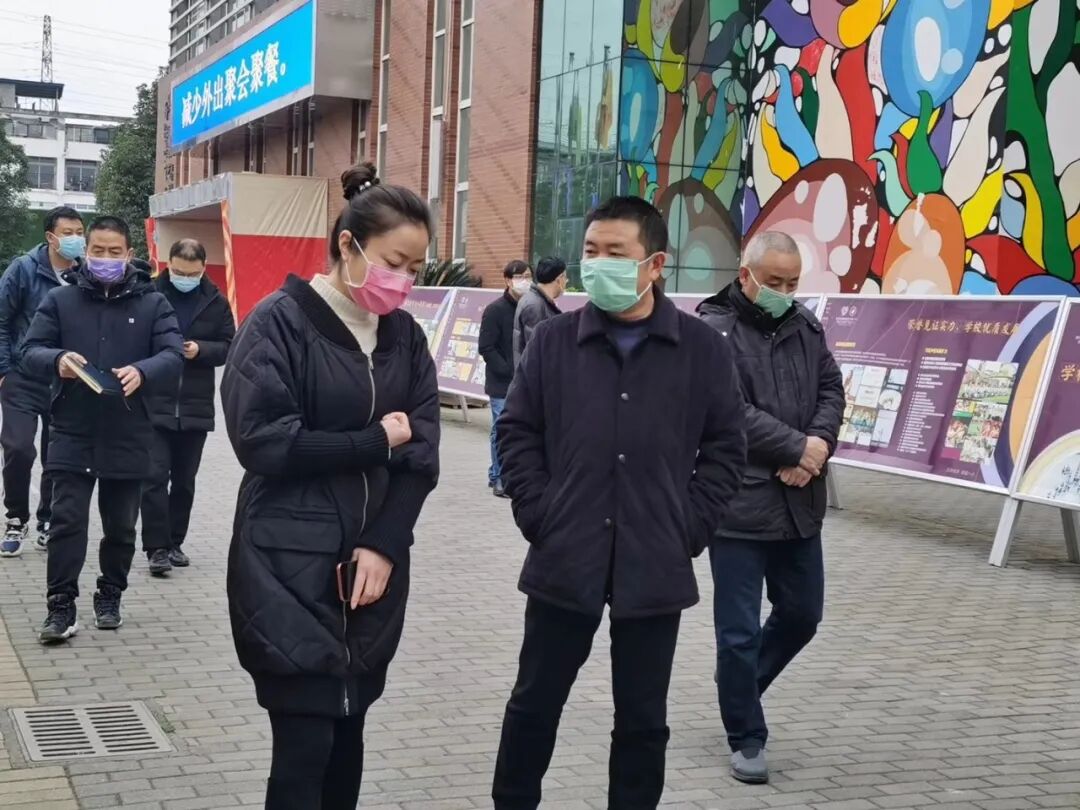 【火一动态】市区督查组督查视导我校疫情防控和开学准备工作