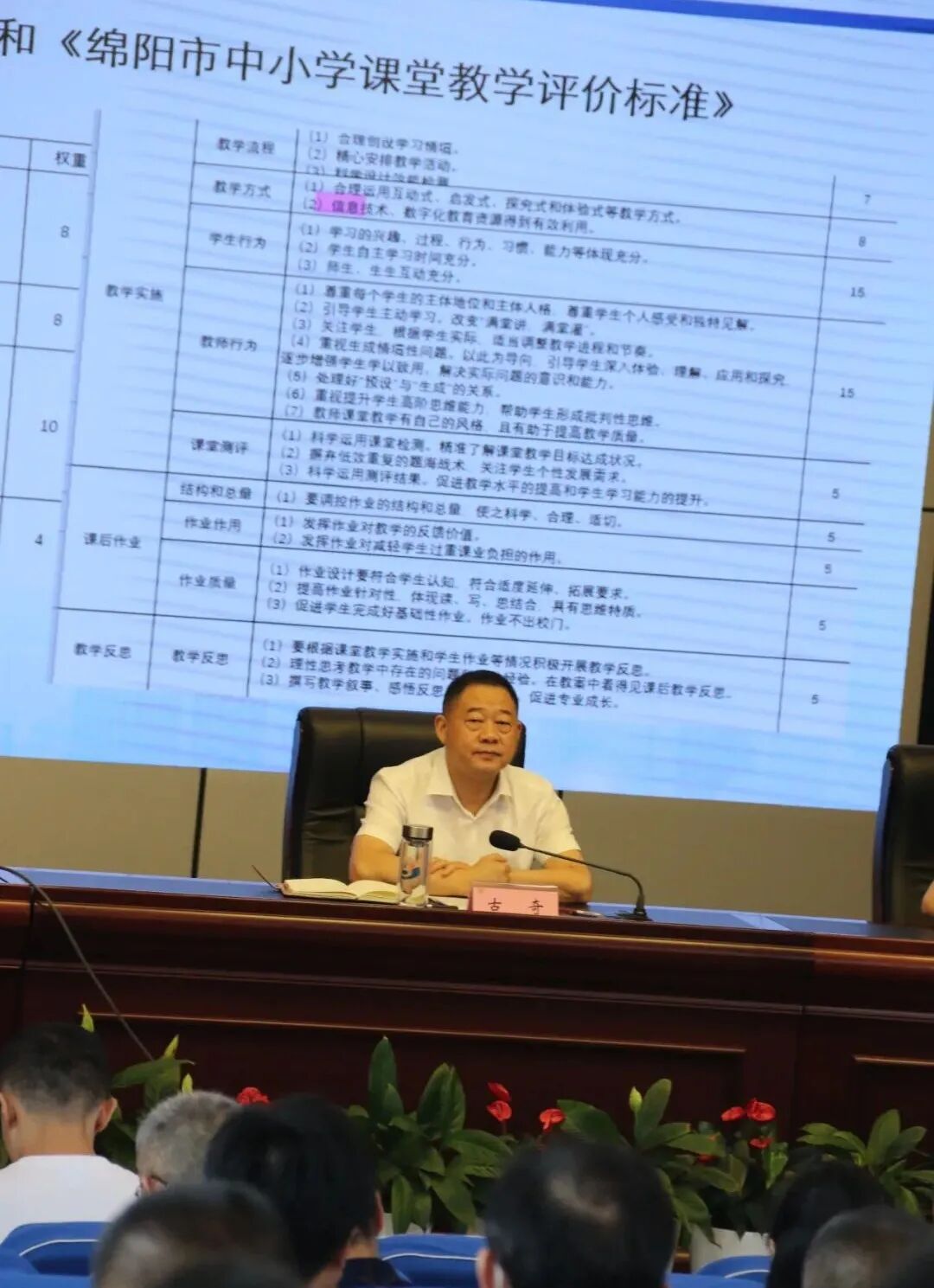 【火一动态】我校蒲晓茹校长在绵阳市减轻中小学生学业负担工作推进会上做交流发言