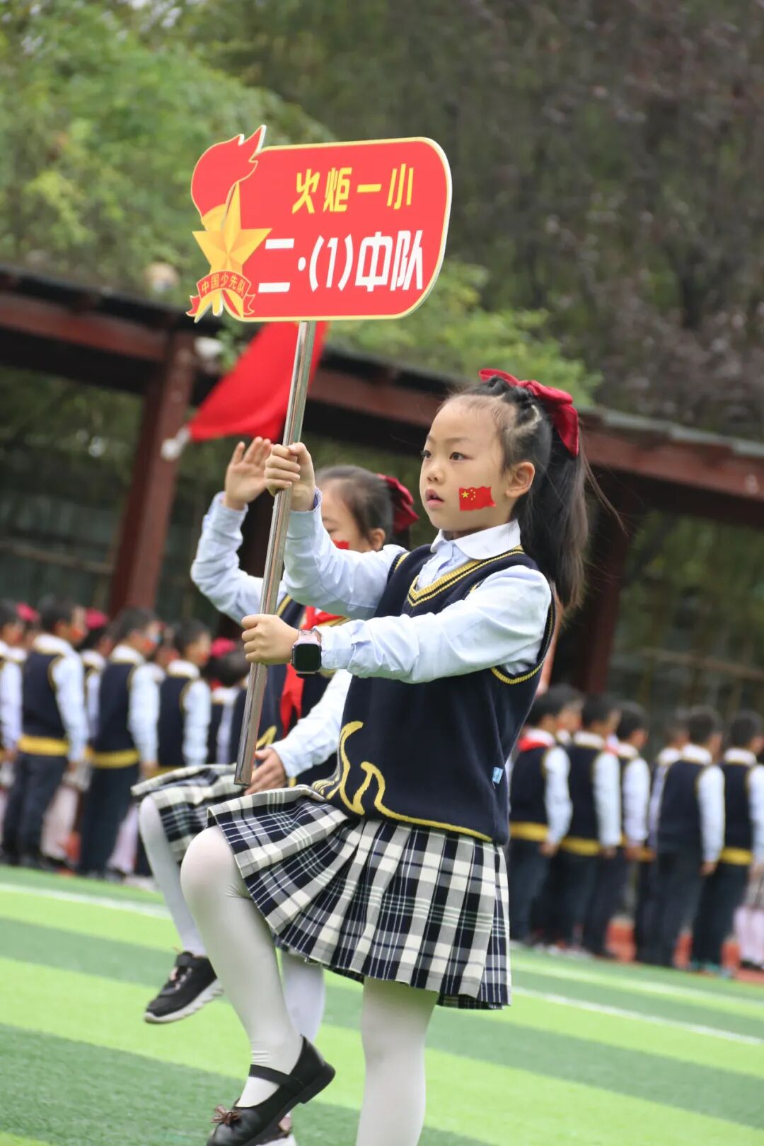 【火一动态】火炬一小少先队检阅式|第72个少先队建队日活动