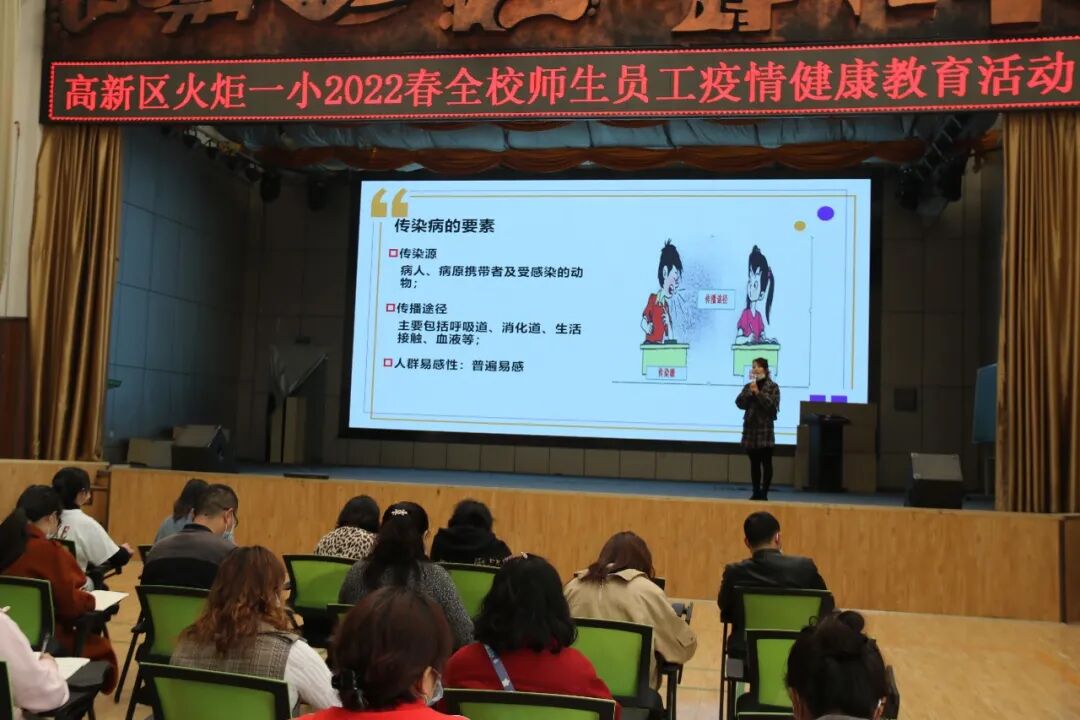 火一动态｜全校师生员工疫情健康教育活动