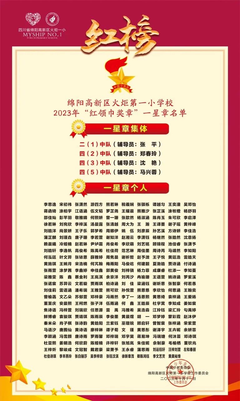 火一·建队日丨争做新时代好队员——火炬一小2023年秋建队日主题系列活动