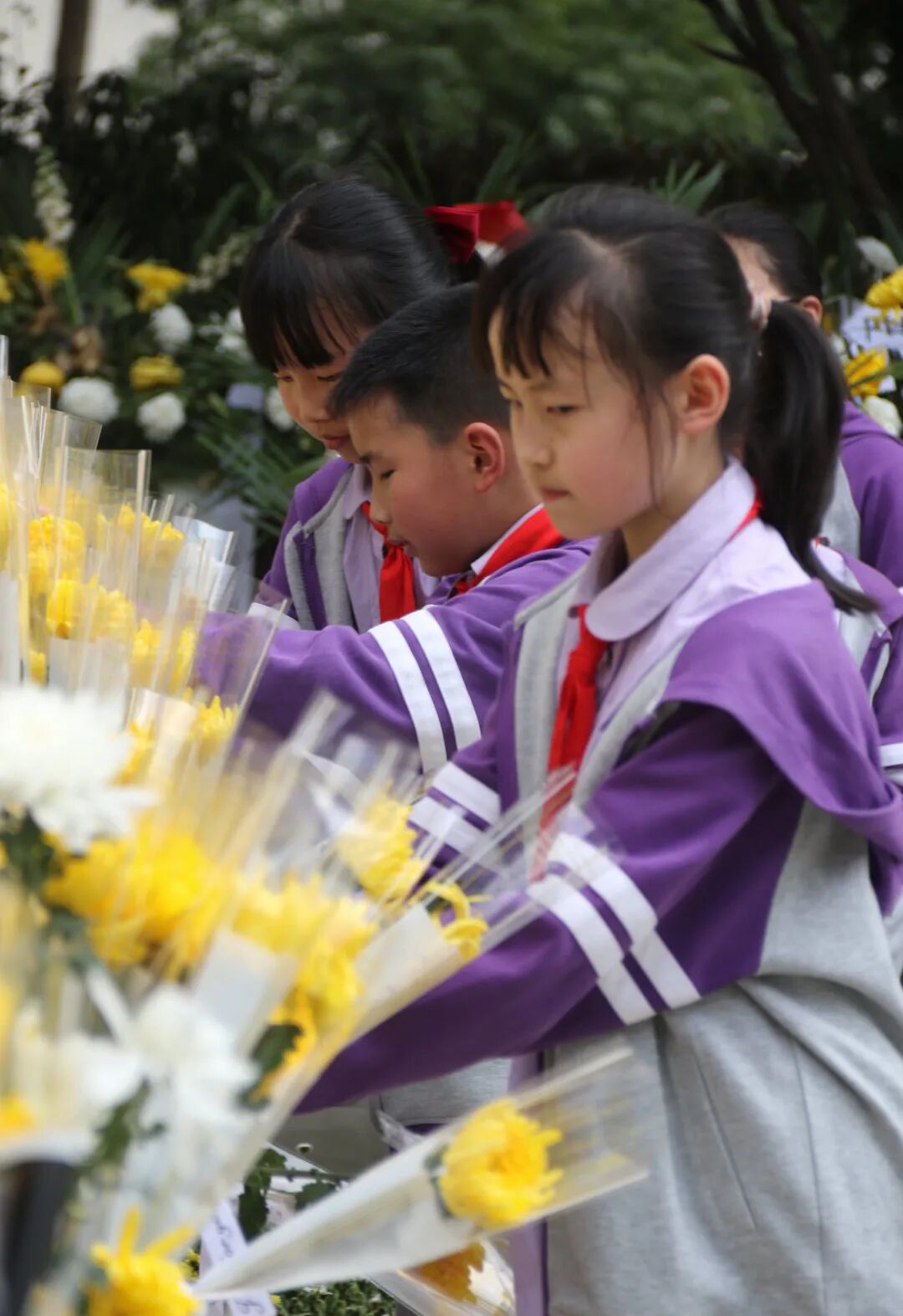 致敬，永远的英雄丨高新区火炬一小清明祭扫活动