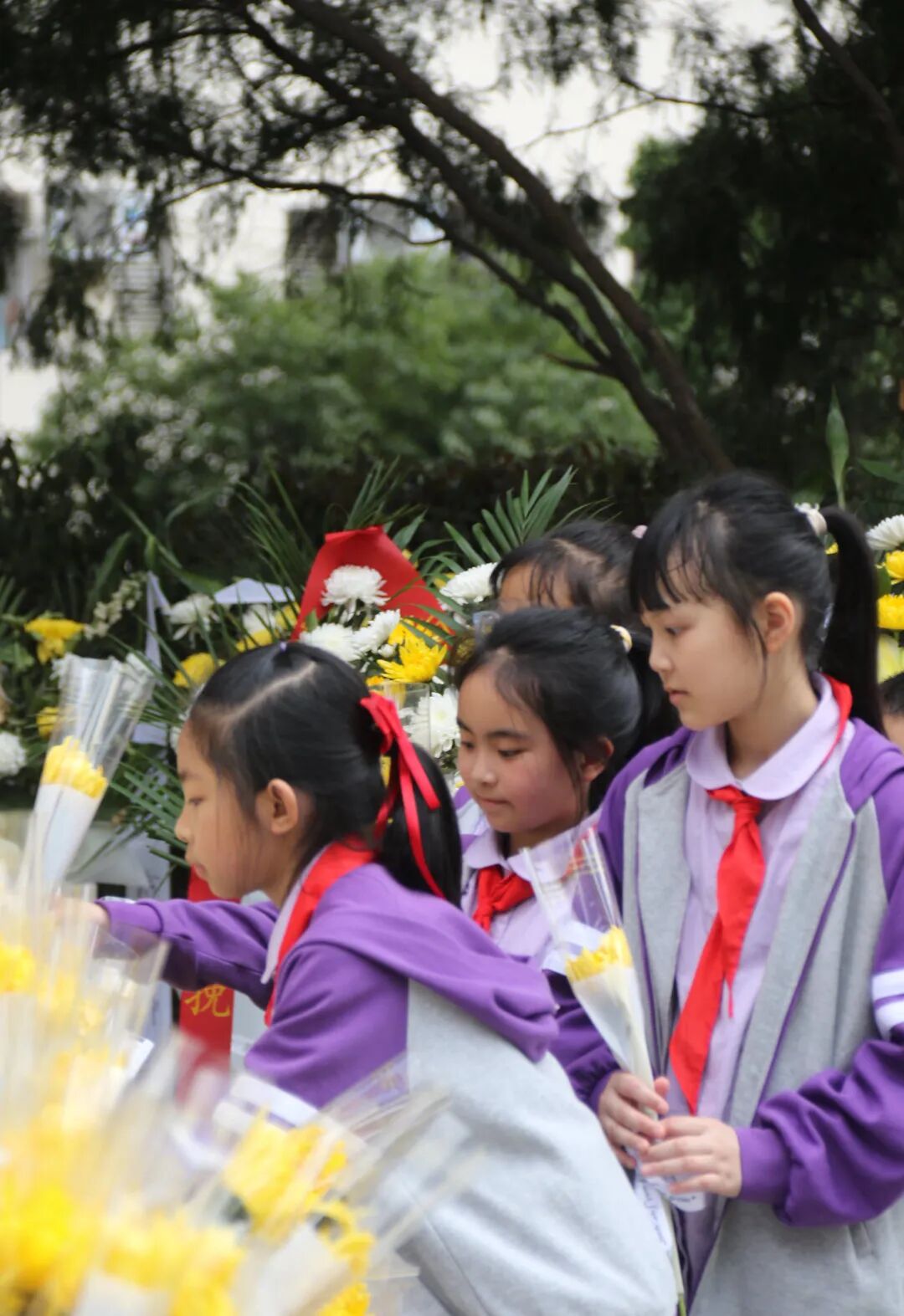 致敬，永远的英雄丨高新区火炬一小清明祭扫活动