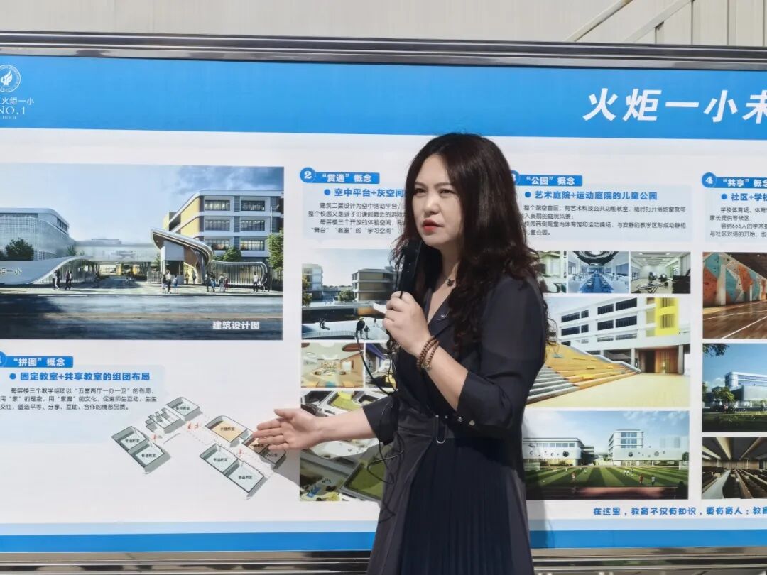 绵阳科技城党群工作部区人大代表、政协委员视察调研火炬一小新校区项目建设工作