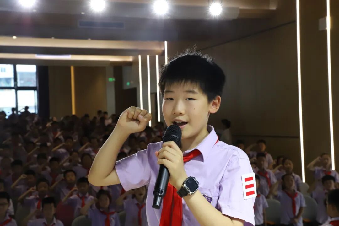 【牢记党的领导 争做强国少年】2025年火一少先队入队仪式