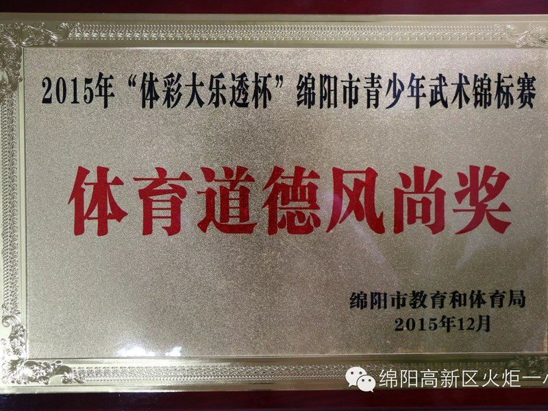 【火一动态】我校王思琴同学在市青少年武术锦标赛刀术比赛中一举夺冠