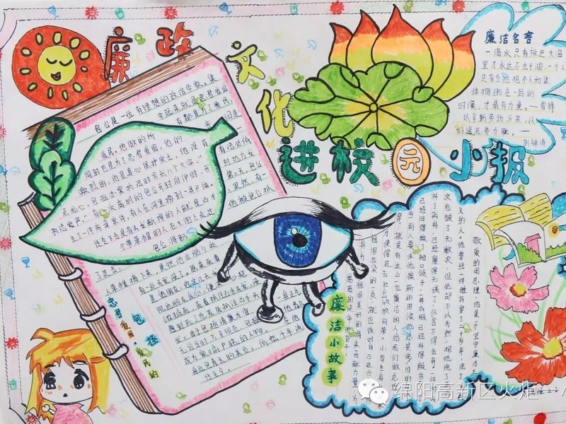 廉洁文化主题室外墙展评